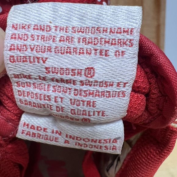 Nike 2014 Classic Cortez 654770-610 Red White Polka Dots Shoes Women’s Size 7.5 - Picture 9 of 9